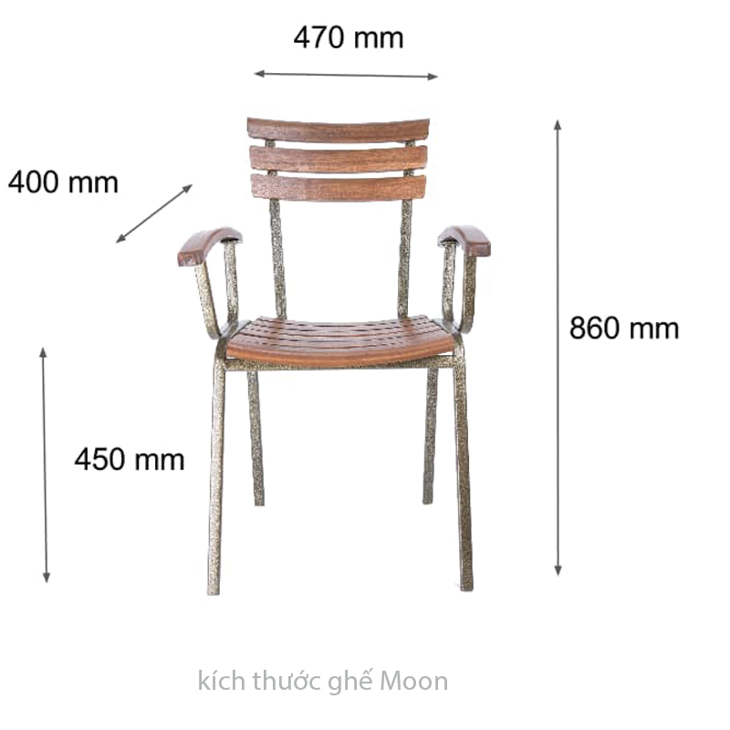 kích thước ghế